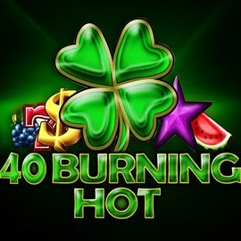 Slots logo of 40 Burning Hot from Amusnet Interactive at Wintari Casino