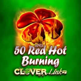 50 Red Hot Burning Clover Links online game logo by Novomatic on wintari.eu