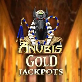 Anubis Gold Jackpots slot logo by Inspired Gaming at Wintari Casino
