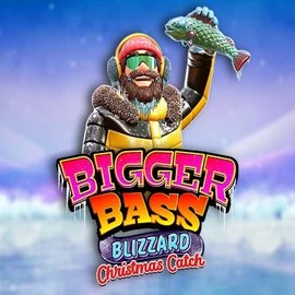 Bigger Bass Blizzard Christmas Catch slot logo by Pragmatic Play at Wintari Casino