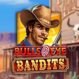 Slots logo of Bulls Eye Bandits from Origins at Wintari Casino