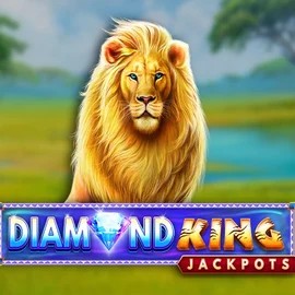 Diamond King Jackpots logo by SpinPlay Games at Wintari Casino