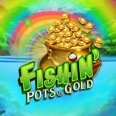 Fishin Pots Of Gold logo – Slots by Gameburger Studios at Wintari Casino