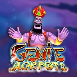 Genie Jackpots game by Blueprint Gaming – logo hosted on Wintari Casino