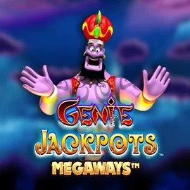 Genie Jackpots Megaways online game logo by Blueprint Gaming on wintari.eu