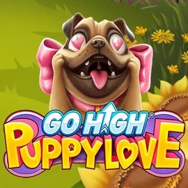 Official Slots logo: Go High Puppy Love by RubyPlay at Wintari Casino
