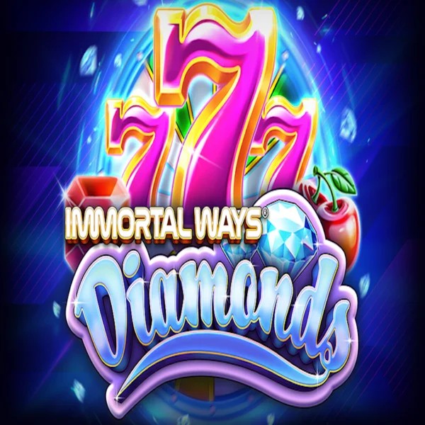 Immortal Ways Diamonds slot logo by RubyPlay at Wintari Casino