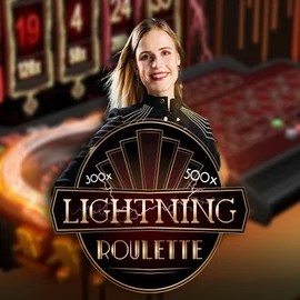 Official Live Casino logo: Lightning Roulette by Evolution at Wintari Casino