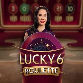 Lucky 6 Roulette slot logo by Pragmatic Play at Wintari Casino