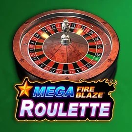 Mega Fire Blaze Roulette online game logo by Playtech on wintari.eu