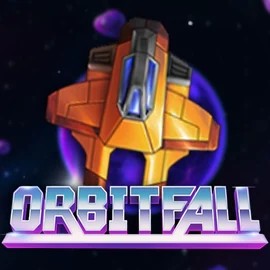 Orbitfall game by ELK Studios – logo hosted on Wintari Casino