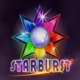 Official Slots logo: Starburst by NetEnt at Wintari Casino